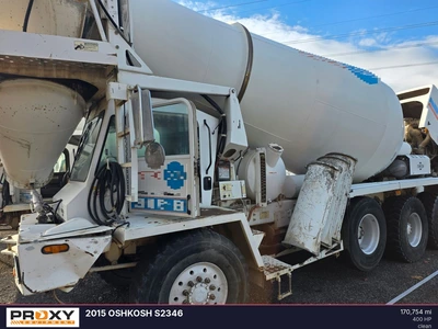 Used 2015 OSHKOSH S2346 Concrete Mixer Trucks Virginia US | Proxy Equipment #1426138