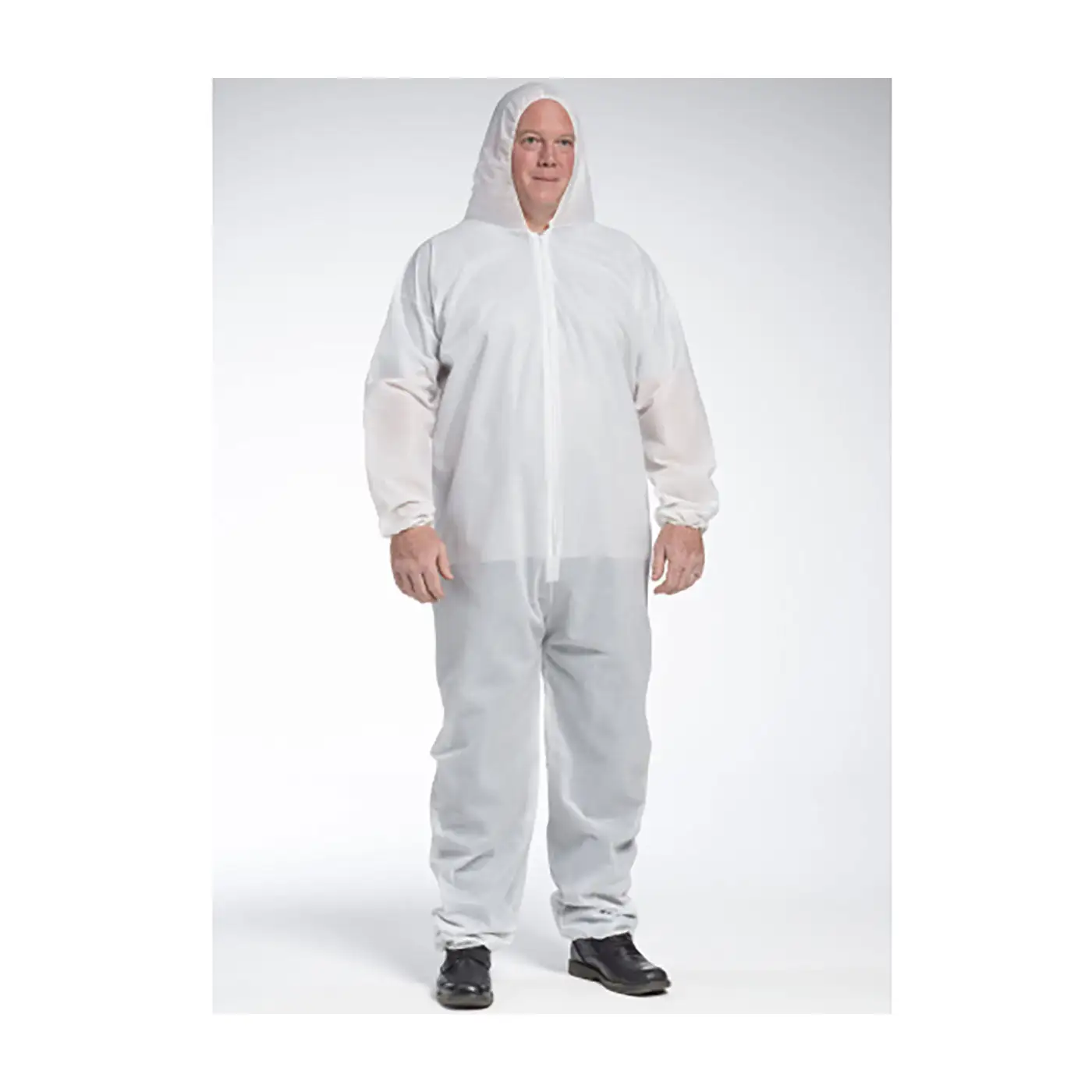 West Chester PE Laminate White Coverall Elastic Wrist, Ankle, Hood 3XL
