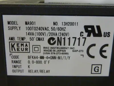 USED RKC MA901