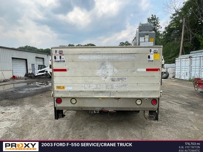 Used 2003 FORD F-550 SERVICE/CRANE TRUCK Service & Utility Trucks New Jersey US | Proxy Equipment #1384900