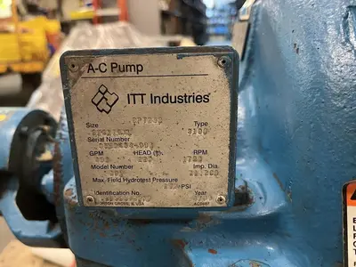 Used ITT 100 Pumps Ohio US | Surplus Asset Holdings #1184843