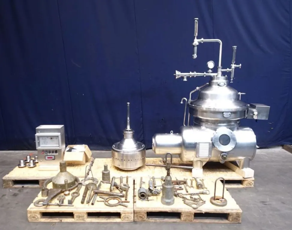 Westfalia MSB 60-01-076 warm milk separator, 316SS.