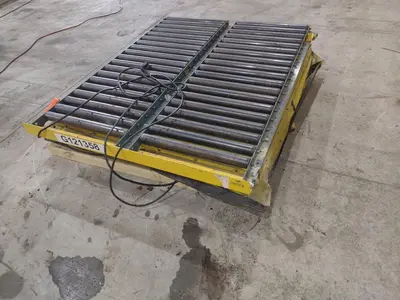 3500 LB X 60" X 48" SOUTHWORTH MODEL #LS4-36 HYDRAULIC SCISSOR LIFT TABLE, 110V SINGLE PHASE: STOCK #20921