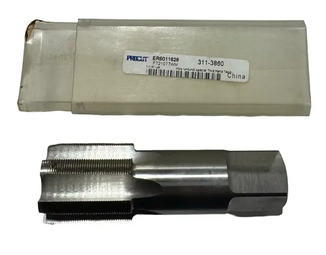 ProCut 1-1/4"-28 HSS Speical Thread Hand Tap, 4 Flute Plug