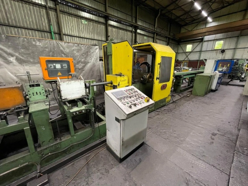 SCHUMAG Combined Bar Drawer with chamfering, in good working condition, visible under power, POA