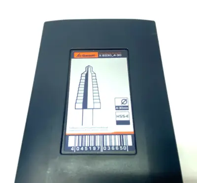 USED GARANT HSS-E STEPPED DRILL SET ⌀ DC: 4-30MM