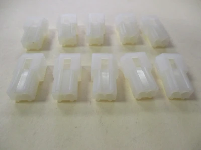 New 2-Pole Plastic Connector's (QTY 10)