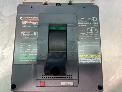 Used MERLIN GERIN NSJ400 A Circuit Breakers Ohio US | HGR 24 #1175497