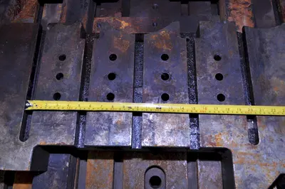 48" X 28" X 3" BOLSTER PLATE