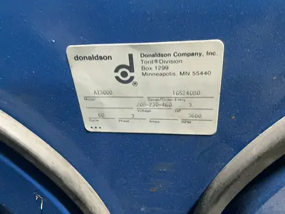 Used DONALDSON TORIT DFT 28 / AT3000 Dust Collectors Ohio US | HGR 24 #1404656