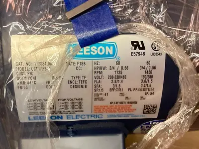 New | in-Stock LEESON F18B C6T17FB1E Industrial Controls | Surplus Asset Holdings #1222006