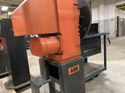 Used LINCOLN ELECTRIC IRB 2400 ROBOTIC LASER WELDING CELL WITH DUAL ABB IRBP 2000L DUAL TRUNNIONS Robotic Welding Cells | Harbor Machinery Inc. #1283322