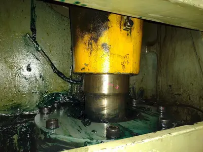 220 TON AIDA MODEL #NCI-200(2) GAP FRAME PRESS, 12.59" STROKE: STOCK #22210