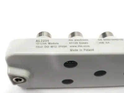 Used IFM AL2231, IO-LINK MODULE 10X2 DO M12 IP69K Industrial Controls | Maverick Industrial Sales #1108664