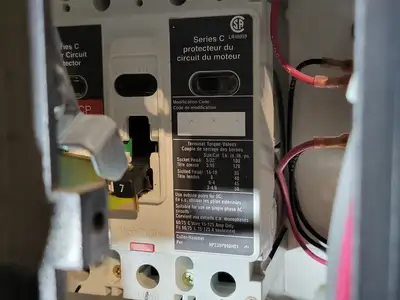 2hp, 600V, 7A, FVNR Starter, Size 1