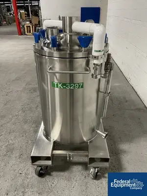 USED ITT 125 Liter Integrated Biosystems Cryovessel, 316L S/S, 50/65#