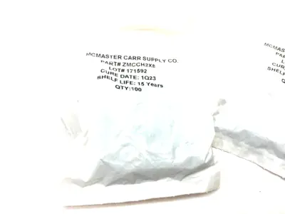 9262K169 | Buna-N O-Ring 2mm x 8mm ZMCCH2X8 PKG OF 100, LOT OF 3 - New
