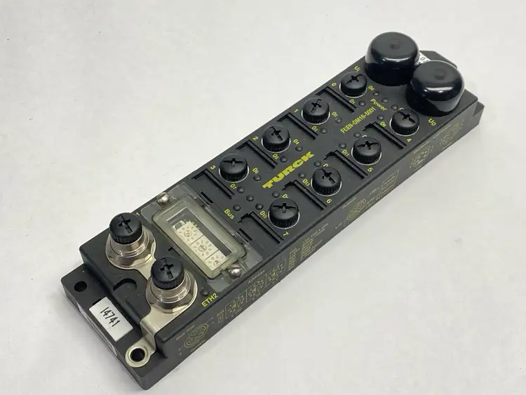 Used TURCK MULTIPROTOCOL I/O MODULE FOR ETHERNET 16 OUTPUTS 6825430 Input / Output Modules Michigan US | Maverick Industrial Sales #1091995