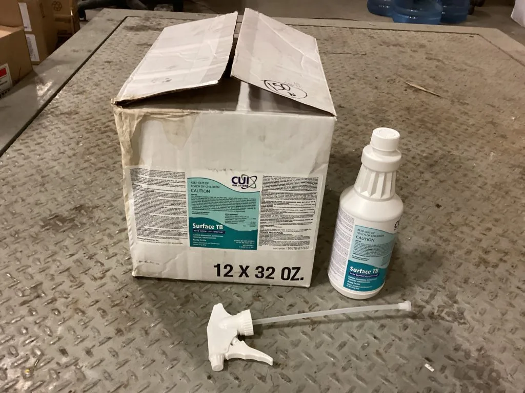 CUI Solutions Surface TB Hard Surface Disinfectant 32oz spray bottle NIB of 12