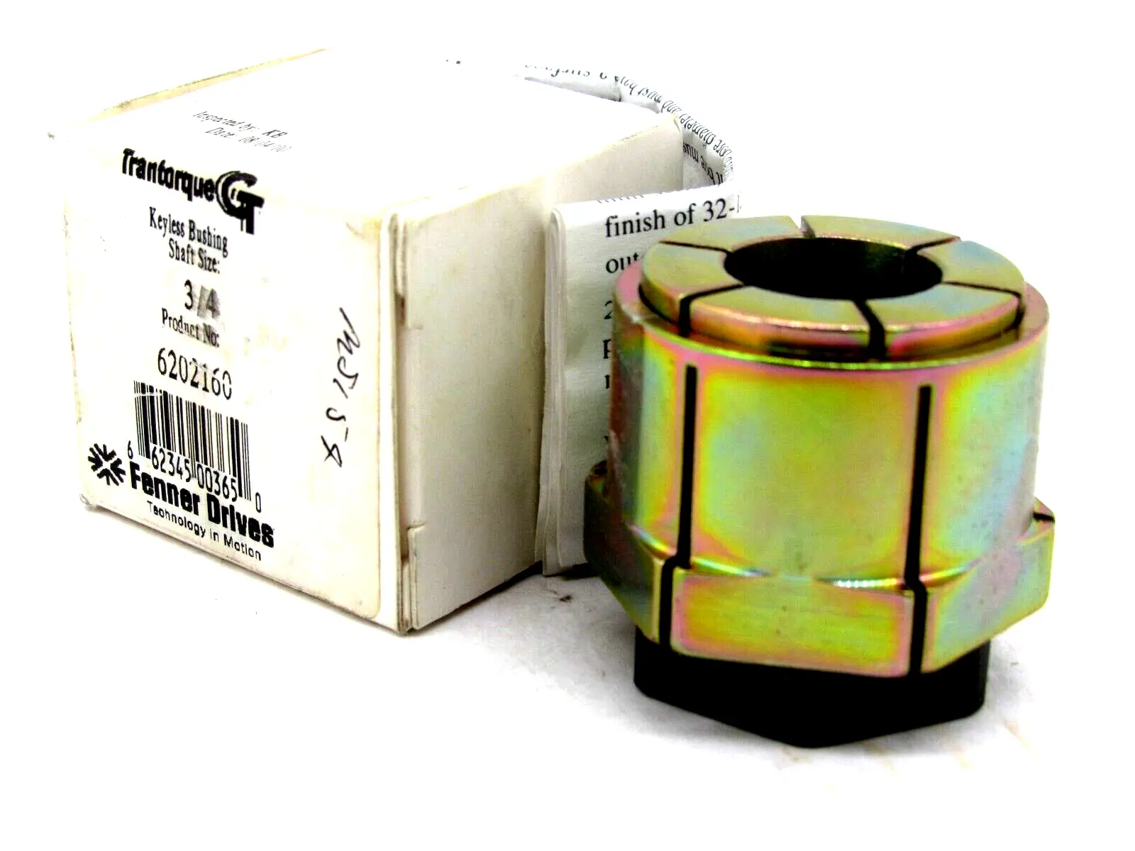 NEW FENNER DRIVES 6202160 KEYLESS BUSHING SIZE 3/4