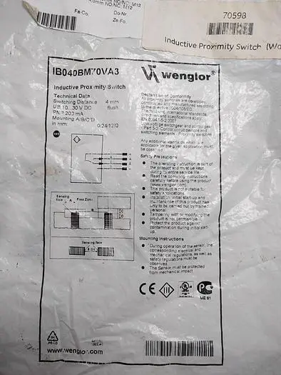 NEW WENGLOR IB040BM70VA3
