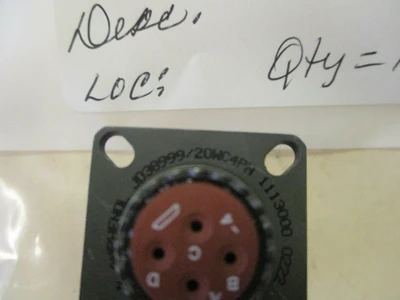 NEW Amphenol JD38999/20WC4PN