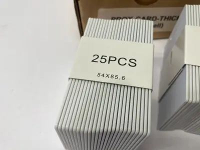 USED ZKTECO 125KHZ PROXIMITY CARDS, THICK, CLAMSHELL