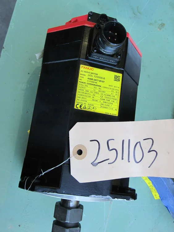 Used FANUC A06B-0127-B077 A.C. Motors | MachineStation #947308