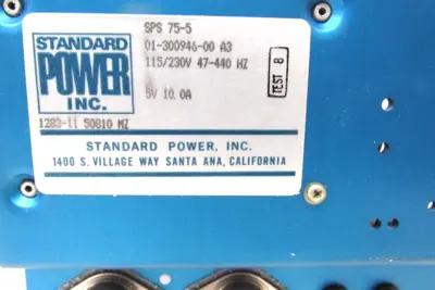 NEW STANDARD POWER INC. SPS 75-5 POWER SUPPLY SPS755