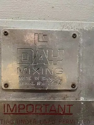 USED DAY MIXING DOUBLE RIBBON MIXER