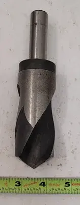 UNBRANDED STUB DRILL 2 FLUTE, SPIRAL, 40MM DIAMETER, 6.5IN OAL, STRAIGHT SHANK