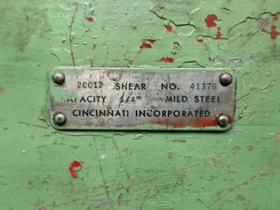 CINCINNATI INC 2CC12 Power Squaring Shears (Inch) | Norcal Machinery (4)