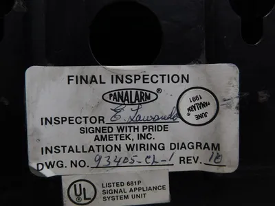 USED PANALARM 90CL
