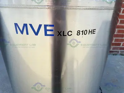USED CHART MVE XLC 810 HE-F GEN 2 LIQUID NITROGEN CRYOGENIC STORAGE TANK W/ TEC 3000