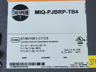 NEW THERMON MIQ-PJBRP-TB4