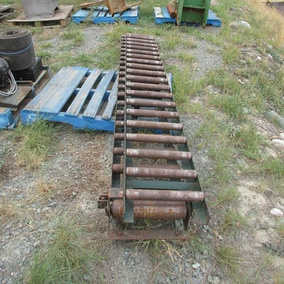 12in Wide x 20ft Long Inclined Conveyor with Add. 16in Wide x 7.5ft Long Section