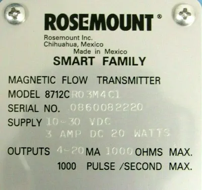 NEW ROSEMOUNT 8712C-3292520 MAGNETIC FLOW TRANSMITTER 8712C-R03M4C1 8712CR03C1