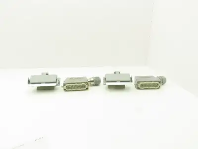 Phoenix Contact 24-Pin 16A Male Female Connector HC-KA Terminals Lot of 4