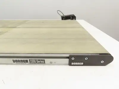 Dorner 2200 Series Flat Belt Conveyor 24"W x 36"L 24V End Drive