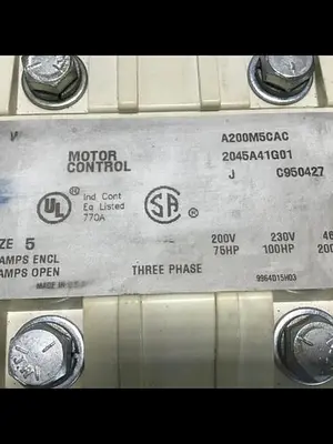 USED WESTINGHOUSE A200M5CAC