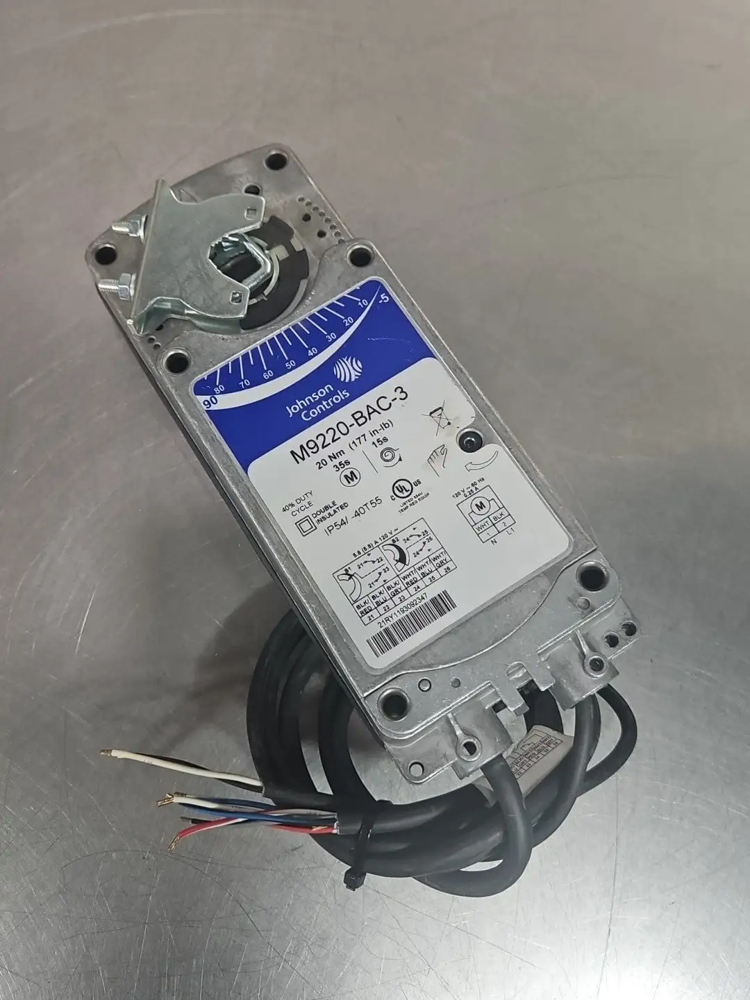 Used Johnson Controls M9220-BAC-3 Rotary Actuators South Carolina US | Palmetto Automation #1160654