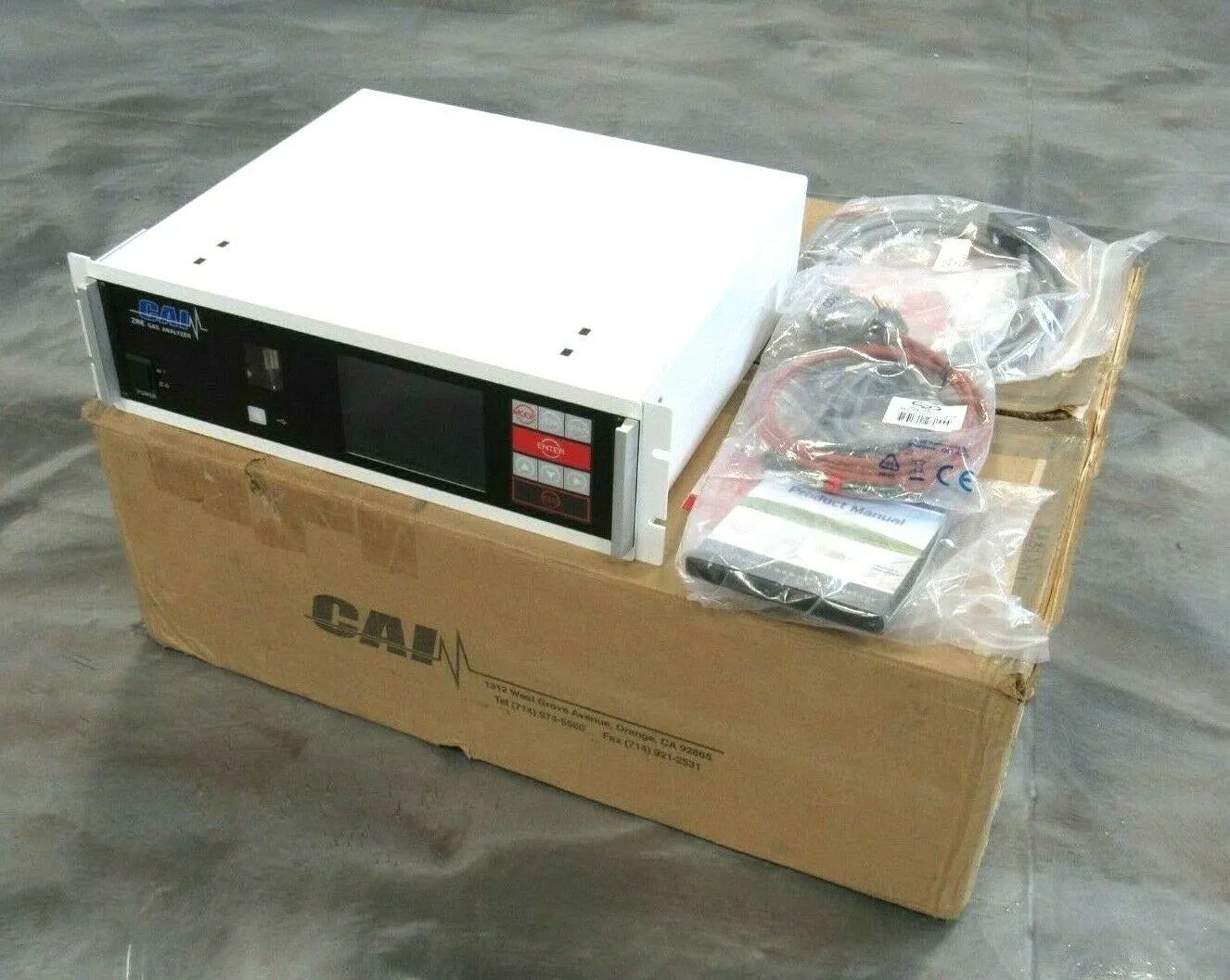NEW CALIFORNIA ANALYTICAL INSTRUMENTS ZRE-1 INFRARED CO2 ANALYZER ZRE1