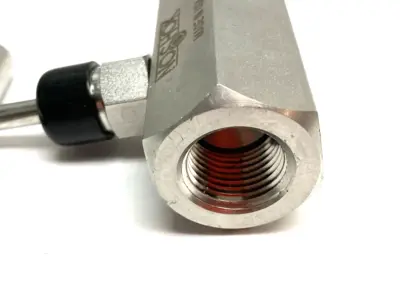New | in-Stock NOSHOK STAINLESS STEEL NEEDLE VALVE 0.187" ORIFICE, SOFT SEAT, 1/2" NPT Valves/Fittings | Maverick Industrial Sales #1100911