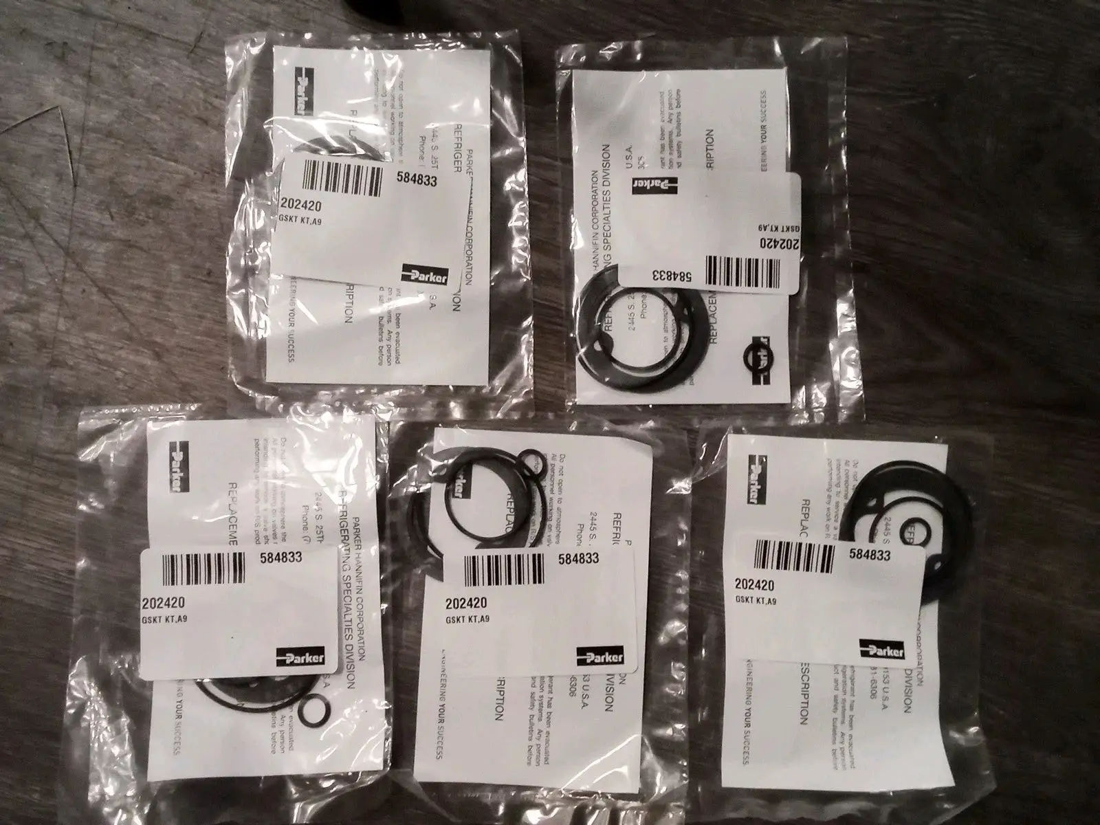 Used Parker Hannifin A9 Seals & Gaskets US | Infinity wholesale & Supply LLC #1305625