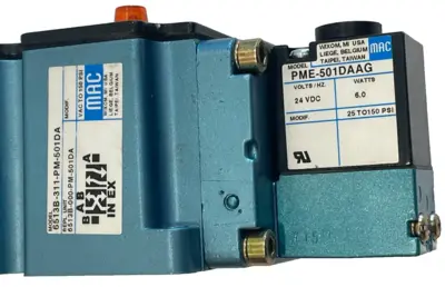 NEW MAC VALVES 6513B-000-PM-501DA SOLENOID VALVE 6513B000PM501DA