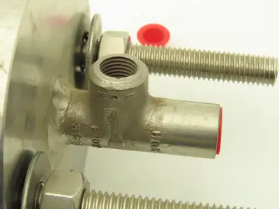 PSE Series 120 PAR 70 Stainless Steel Hot Tap Flow Sensor Flange Tie Rod 3/4"NPT