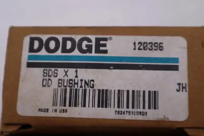 BALDOR  Dodge 120396 Taper Lock Bushing SDSX1 STOCK H873A