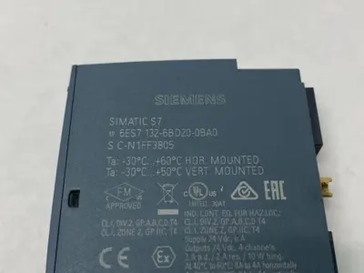 USED SIEMENS SIMATIC ET 200SP DIGITAL OUTPUT MODULE DQ 4X24VDC/2A