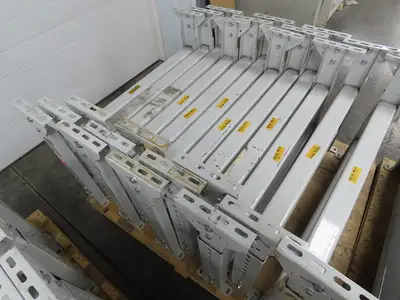 Hytrol MS-6 36"W Conveyor Leg Stationary Floor Support 23-5/8" to 35-5/8"H WHITE