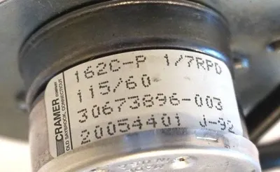 NEW CRAMER TYPE 117 P4HMAA46 DRIVE MOTOR